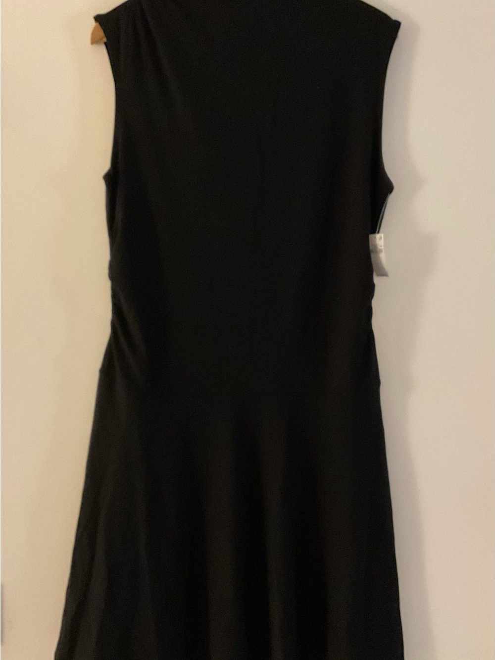 Old Navy Black Mock-neck drop waist dress